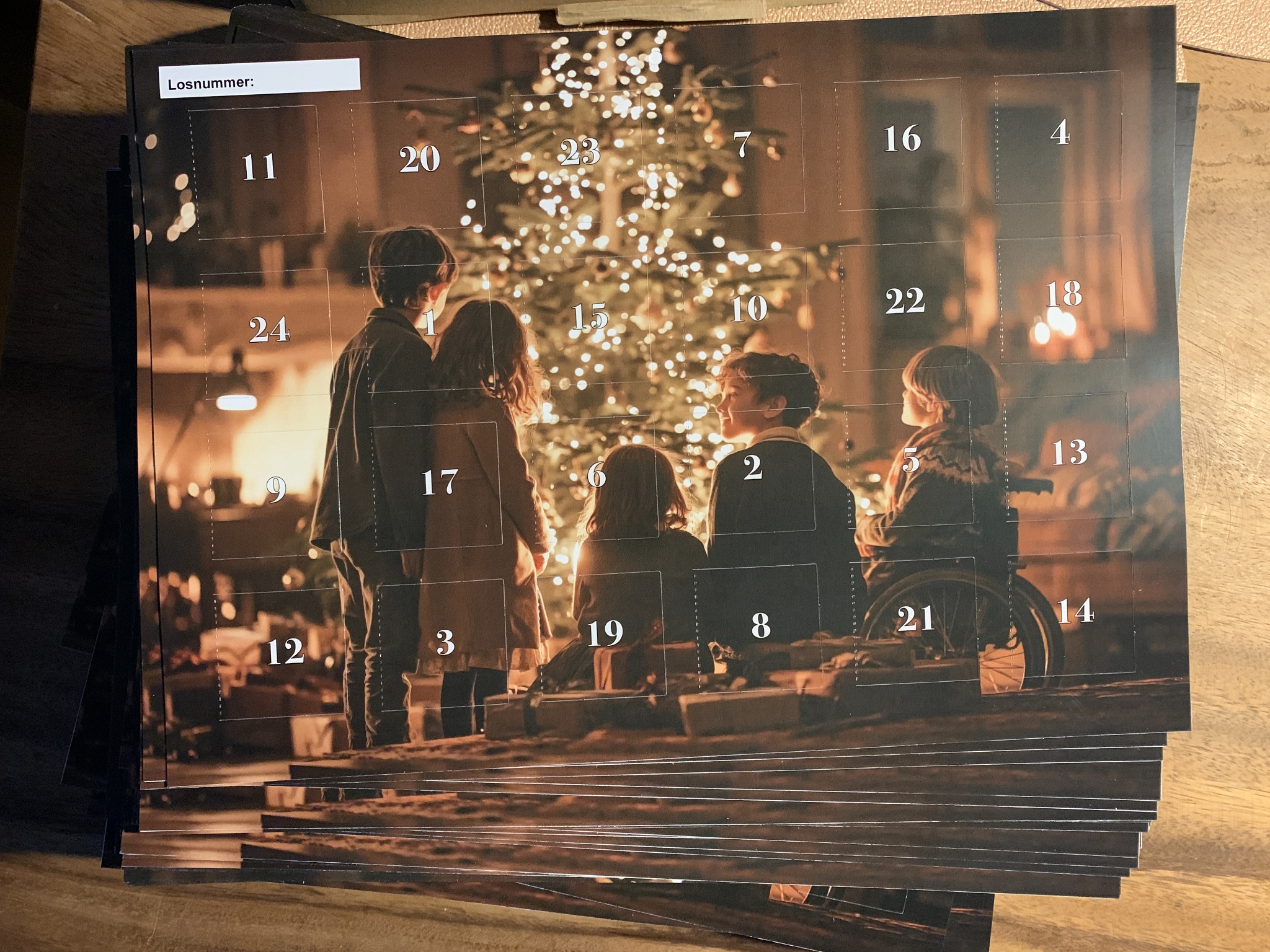 Adventskalender 2026 des Familienzentrums Wahlstedt mit 24 Türchen